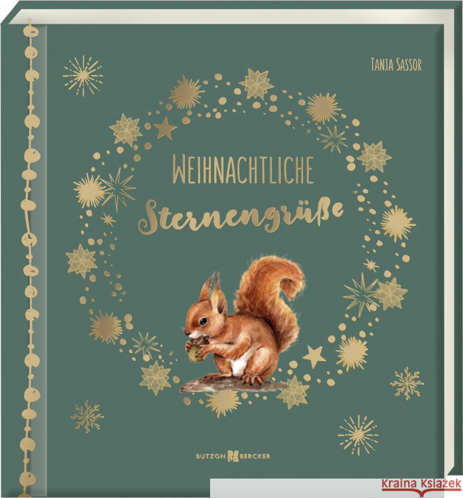 Weihnachtliche Sternengrüße Sassor, Tanja 9783766629661 Butzon & Bercker - książka