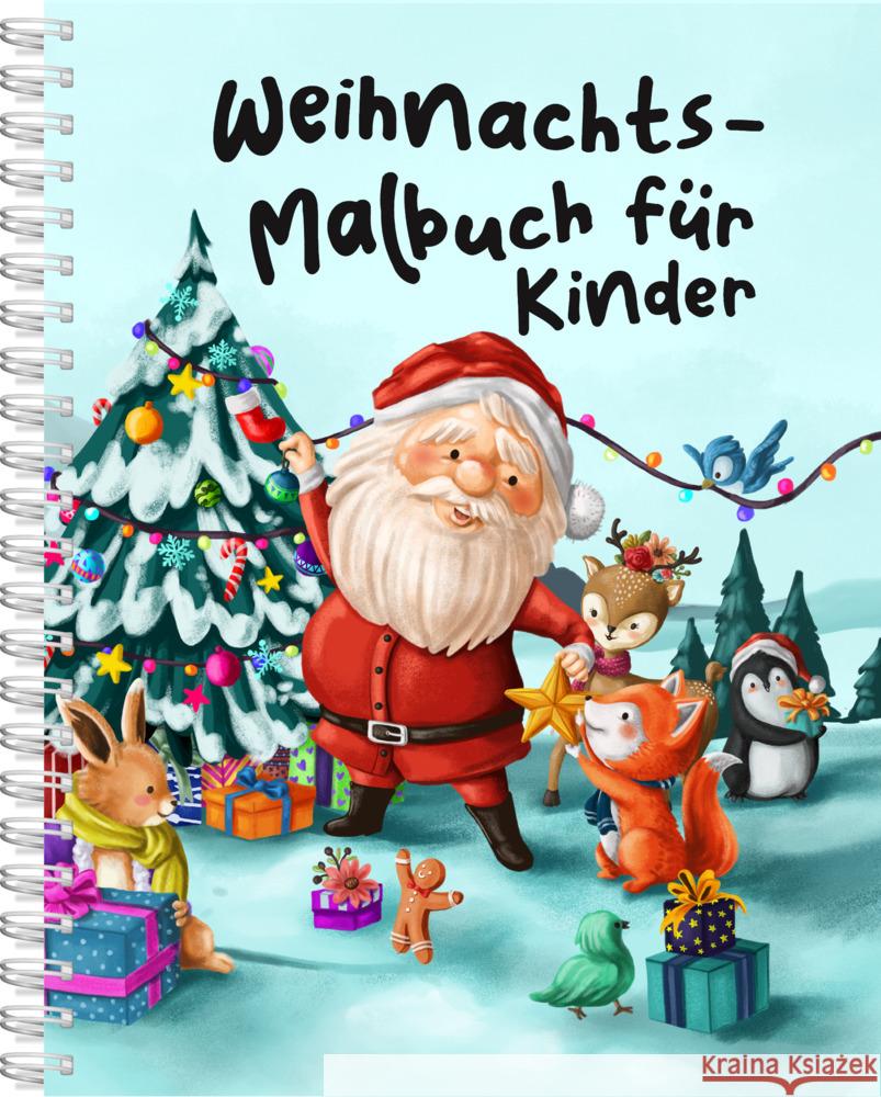 Weihnachts-Malbuch für Kinder  9783689050818 Topulo-Verlag - książka