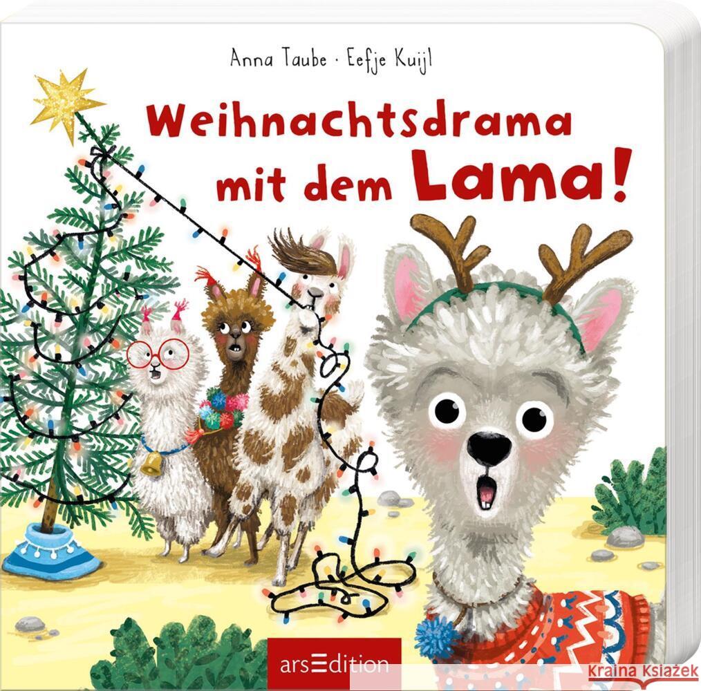 Weihnachtsdrama mit dem Lama Taube, Anna 9783845848143 ars edition - książka