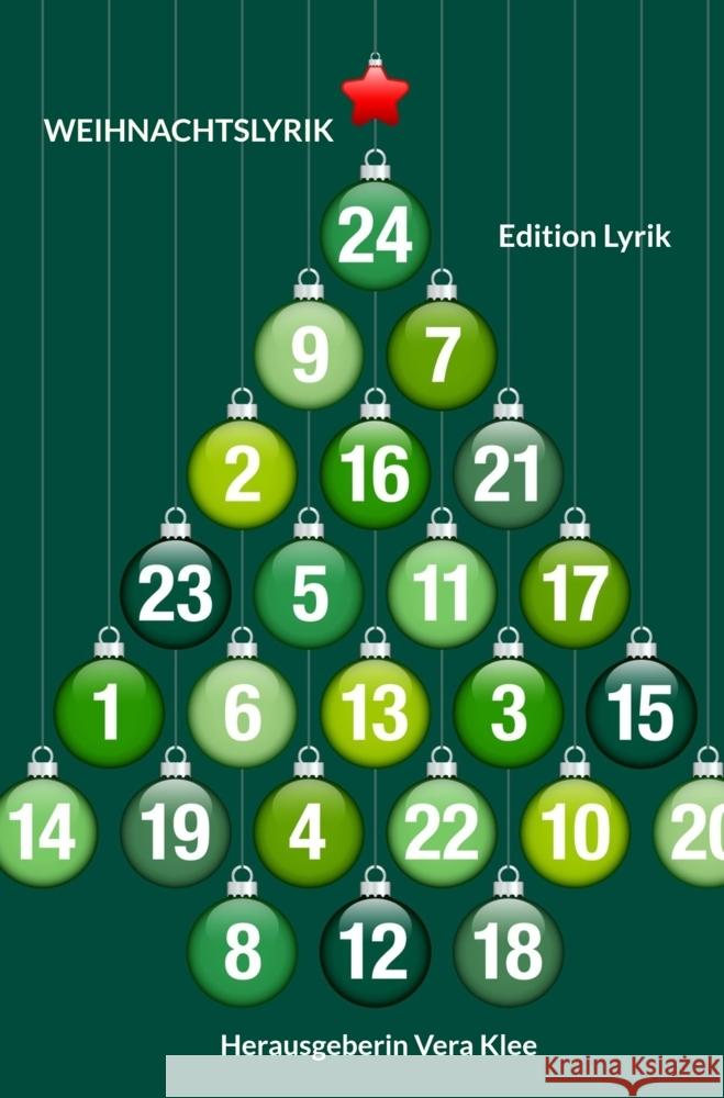 Weihnachtslyrik Klee, Vera 9789403857282 Herausgeber Vera Klee - książka