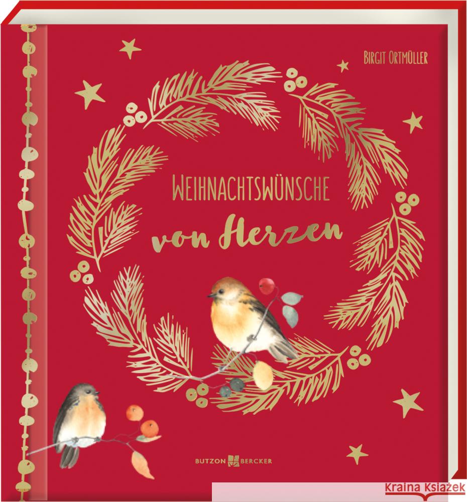 Weihnachtswünsche von Herzen Ortmüller, Birgit 9783766629654 Butzon & Bercker - książka