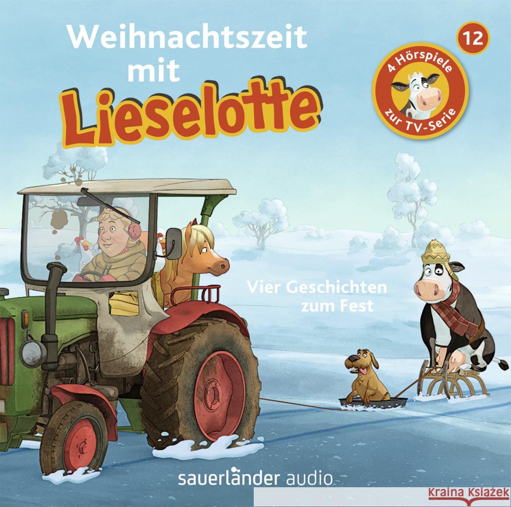 Weihnachtszeit mit Lieselotte, 1 Audio-CD Steffensmeier, Alexander; Krämer, Fee 9783839849484 Argon Sauerländer Audio - książka