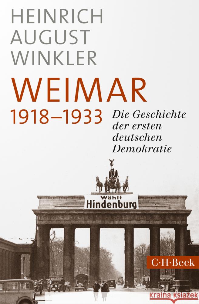 Weimar 1918-1933 Winkler, Heinrich August 9783406817663 Beck - książka