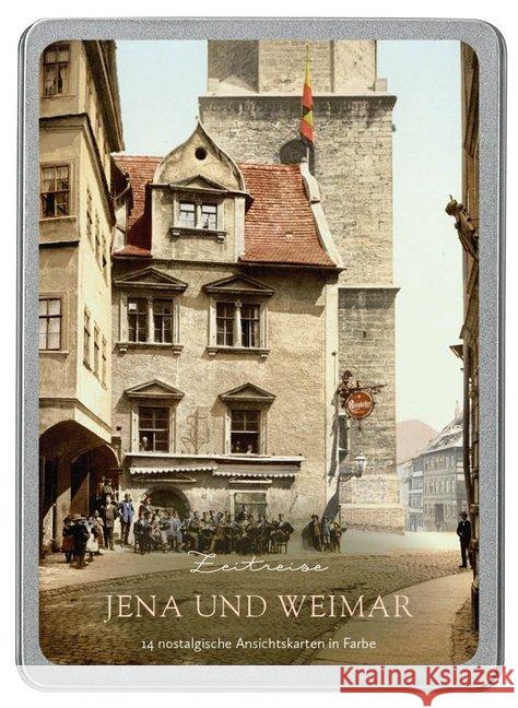 Weimar und Jena : 14 nostalgische Ansichtskarten in Farbe  4251517502860 Paper Moon - książka