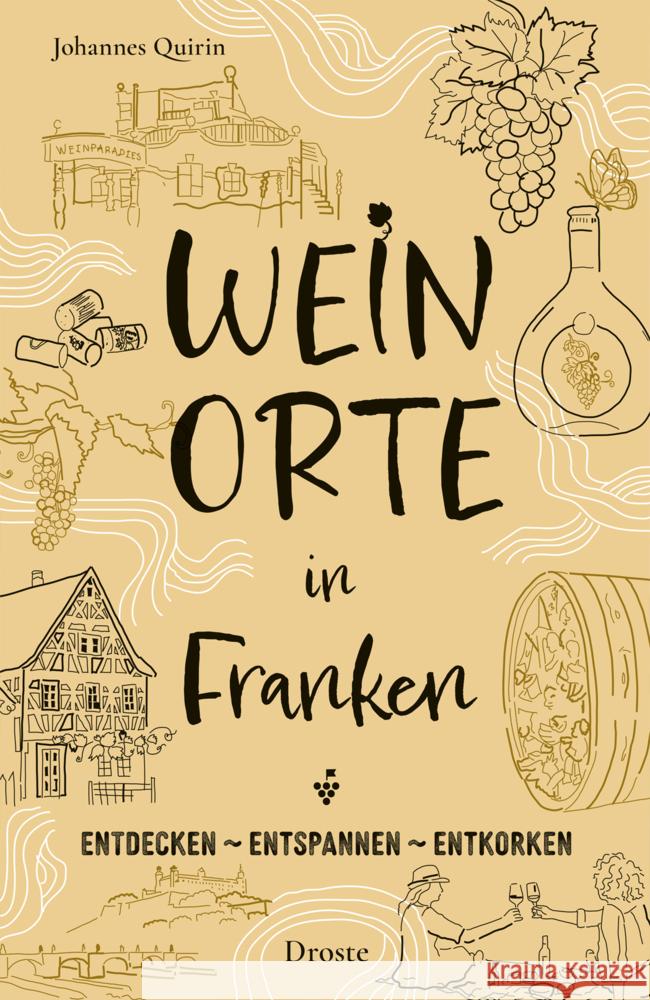 Weinorte in Franken Quirin, Johannes 9783770025602 Droste - książka