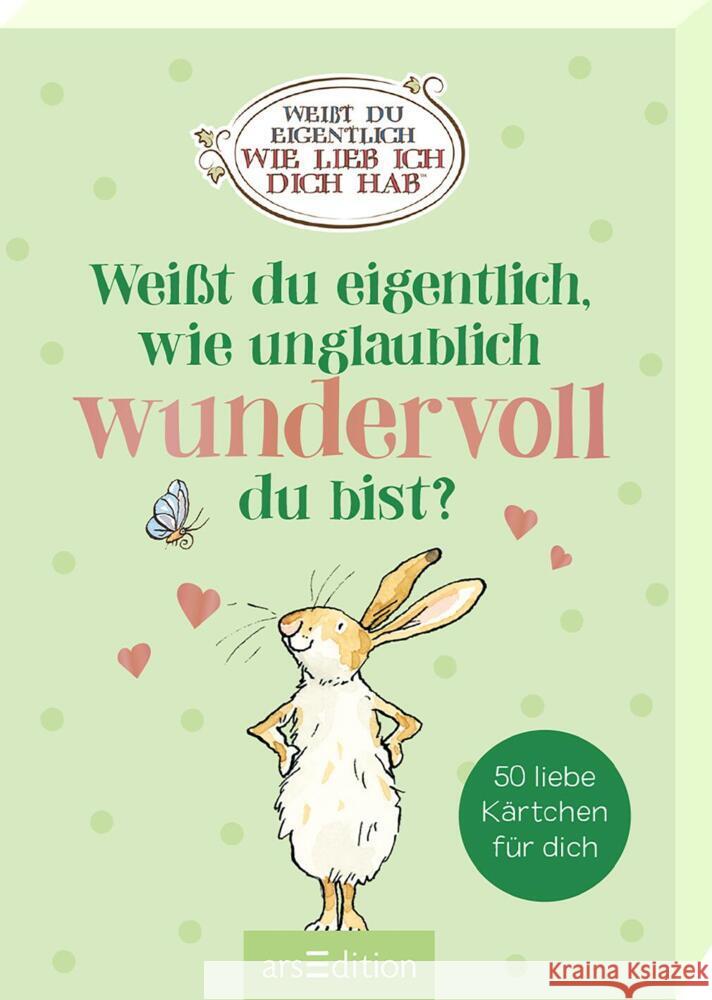 Weißt du eigentlich, wie unglaublich wundervoll du bist? McBratney, Sam 9783845862705 ars edition - książka