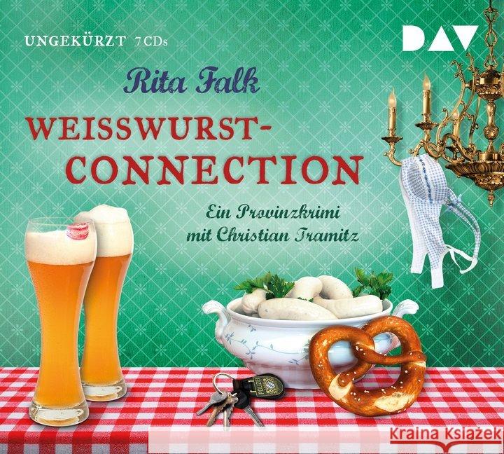 Weißwurstconnection, 7 Audio-CDs : Lesung Falk, Rita 9783862318216 Der Audio Verlag, DAV - książka