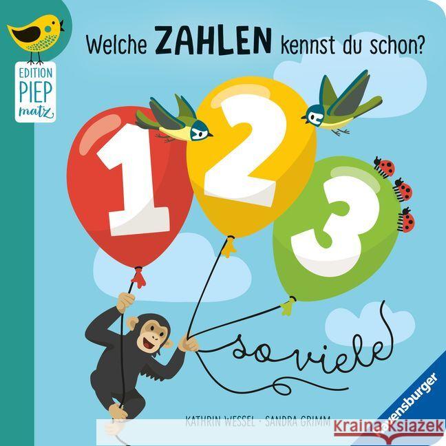 Welche Zahlen kennst du schon? 1, 2, 3 - so viele Grimm, Sandra 9783473418275 Ravensburger Verlag - książka