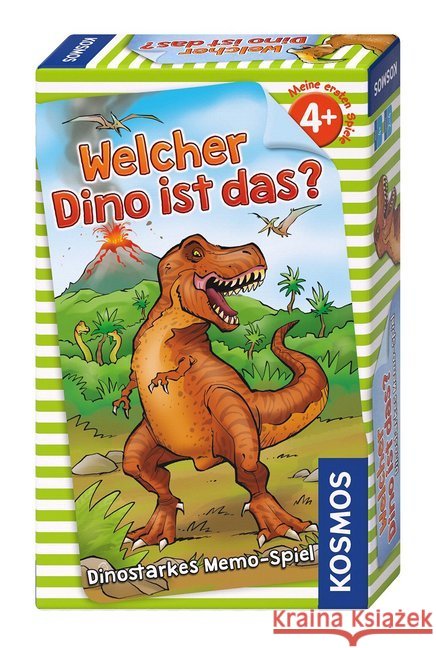 Welcher Dino ist das? (Kinderspiel) : Dinostarkes Memo-Spiel  4002051711313 Kosmos Spiele - książka