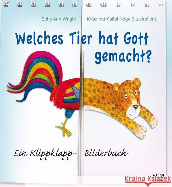 Welches Tier hat Gott gemacht? : Ein Klippklapp-Bilderbuch Wright, Sally Ann 9783417287837 SCM R. Brockhaus - książka