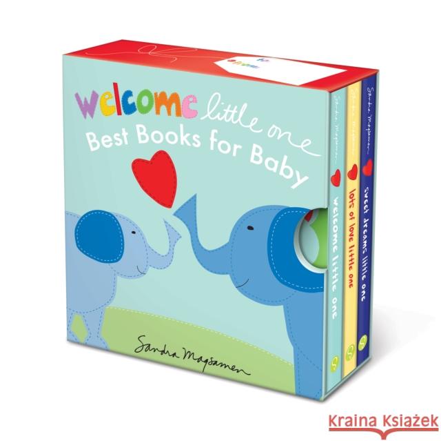 Welcome Little One Box Set: Best Books for Baby Sandra Magsamen 9781464258114 Sourcebooks Wonderland - książka
