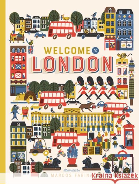 Welcome to London Marcos Farina 9781908985811 Button Books - książka