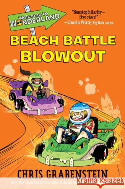 Welcome to Wonderland #4: Beach Battle Blowout Chris Grabenstein 9781524717636 Yearling Books - książka