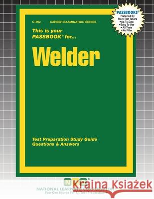 Welder Passbooks 9781799308928 National Learning Corp - książka