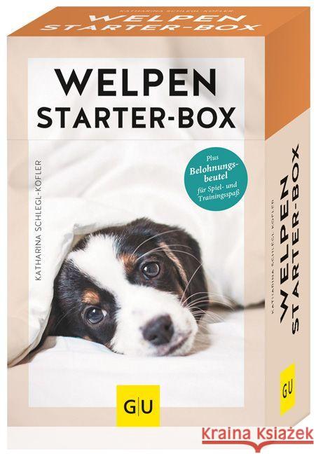 Welpen-Starter-Box : Plus Belohnungsbeutel für sofortigen Spiel- und Trainingsspaß Schlegl-Kofler, Katharina 9783833866425 Gräfe & Unzer - książka