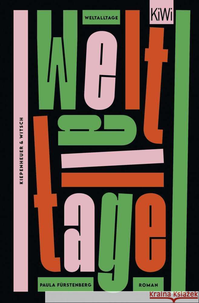 Weltalltage Fürstenberg, Paula 9783462009323 Kiepenheuer & Witsch - książka