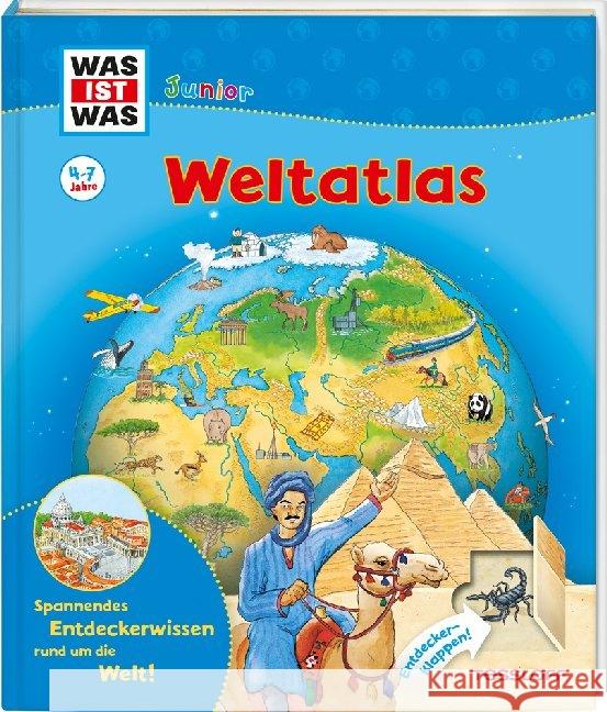 Weltatlas : Spannendes Entdeckerwissen rund um die Welt! Braun, Christina 9783788622206 Tessloff - książka