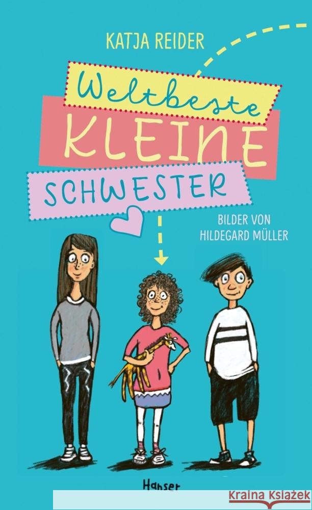 Weltbeste kleine Schwester Reider, Katja 9783446272521 Hanser - książka