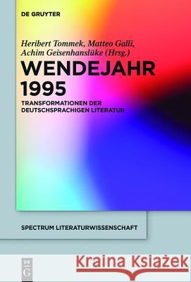 Wendejahr 1995 No Contributor 9783110419962 De Gruyter - książka