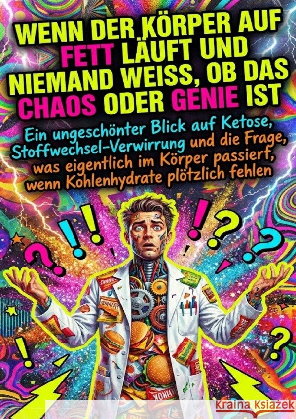 Wenn der Körper auf Fett läuft und niemand weiß, ob das Chaos oder Genie ist Braun, Tim 9783565175253 epubli - książka