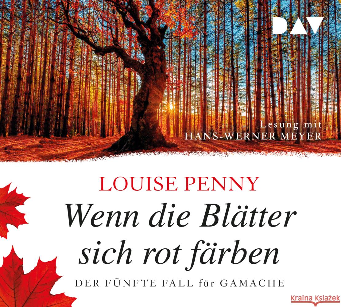 Wenn die Blätter sich rot färben. Der fünfte Fall für Gamache, 8 Audio-CD Penny, Louise 9783742417633 Der Audio Verlag, DAV - książka