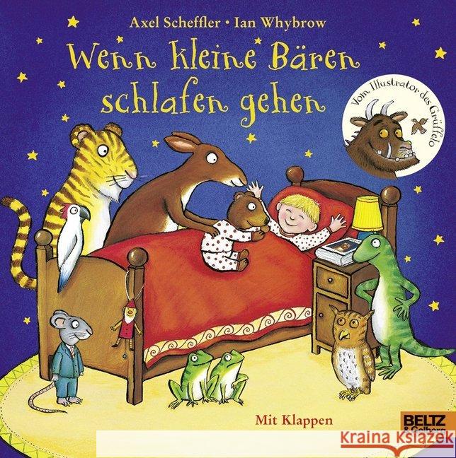 Wenn kleine Bären schlafen gehen : Mit Klappen Scheffler, Axel; Whybrow, Ian 9783407823335 Beltz - książka