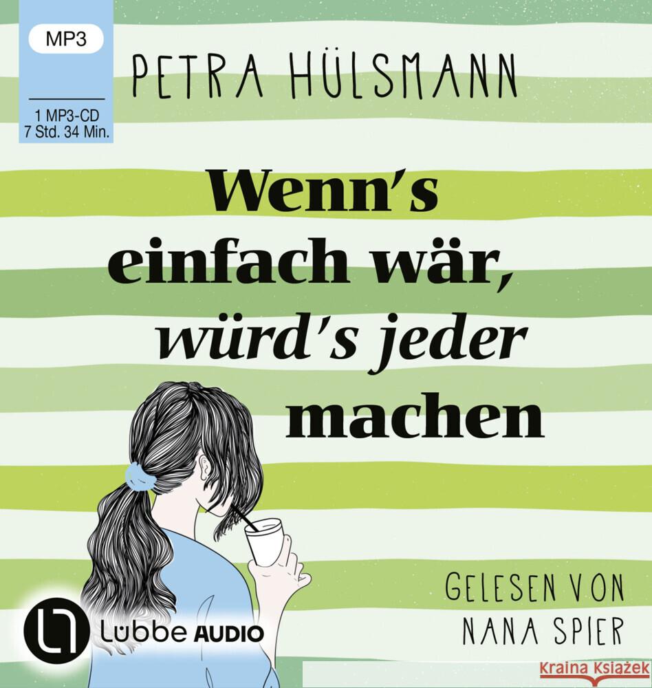 Wenn's einfach wär, würd's jeder machen, 1 Audio-CD, 1 MP3 Hülsmann, Petra 9783785786154 Bastei Lübbe - książka
