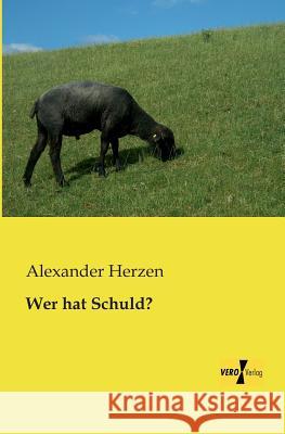 Wer hat Schuld? Alexander Herzen 9783956108167 Vero Verlag - książka