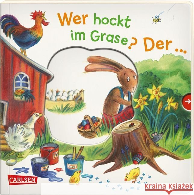 Wer hockt im Grase? Der ... Osterhase! Grimm, Sandra 9783551171115 Carlsen - książka