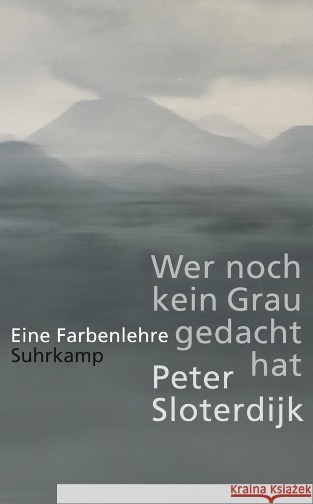 Wer noch kein Grau gedacht hat Sloterdijk, Peter 9783518473412 Suhrkamp - książka