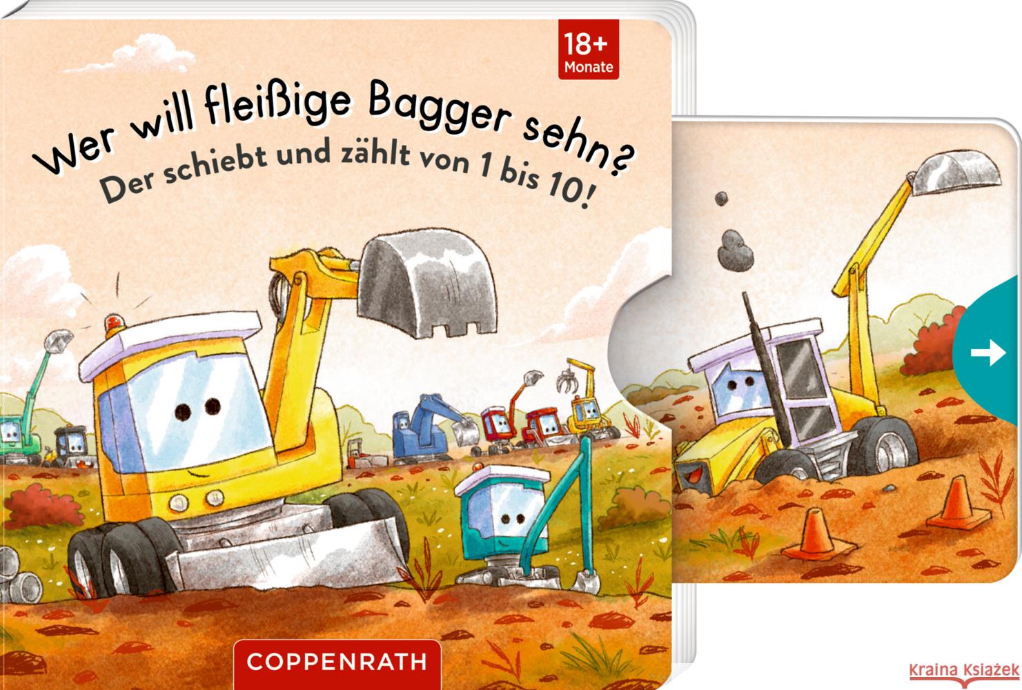 Wer will fleißige Bagger sehn? Boese, Cornelia 9783649647157 Coppenrath, Münster - książka