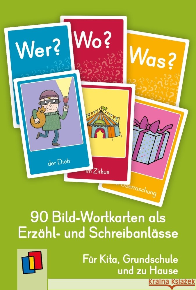 Wer? Wo? Was?  90 Bild-Wortkarten als Erzähl- und Schreibanlässe Redaktionsteam Verlag an der Ruhr 9783834669025 Verlag an der Ruhr - książka