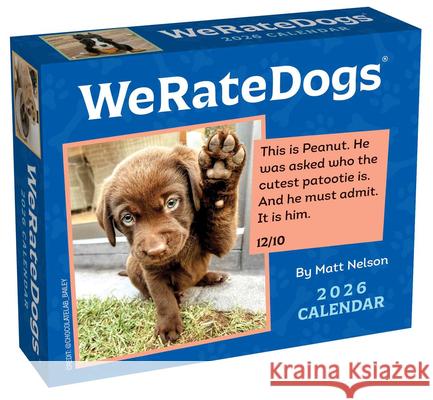 WeRateDogs 2026 Day-to-Day Calendar Matt Nelson 9781524897802 Andrews McMeel Publishing - książka