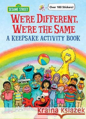 We're Different, We're the Same a Keepsake Activity Book (Sesame Street) Sesame Workshop 9780593481196 Golden Books - książka