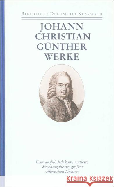 Werke Günther, Johann Chr. Bölhoff, Reiner  9783618665205 Deutscher Klassiker Verlag - książka