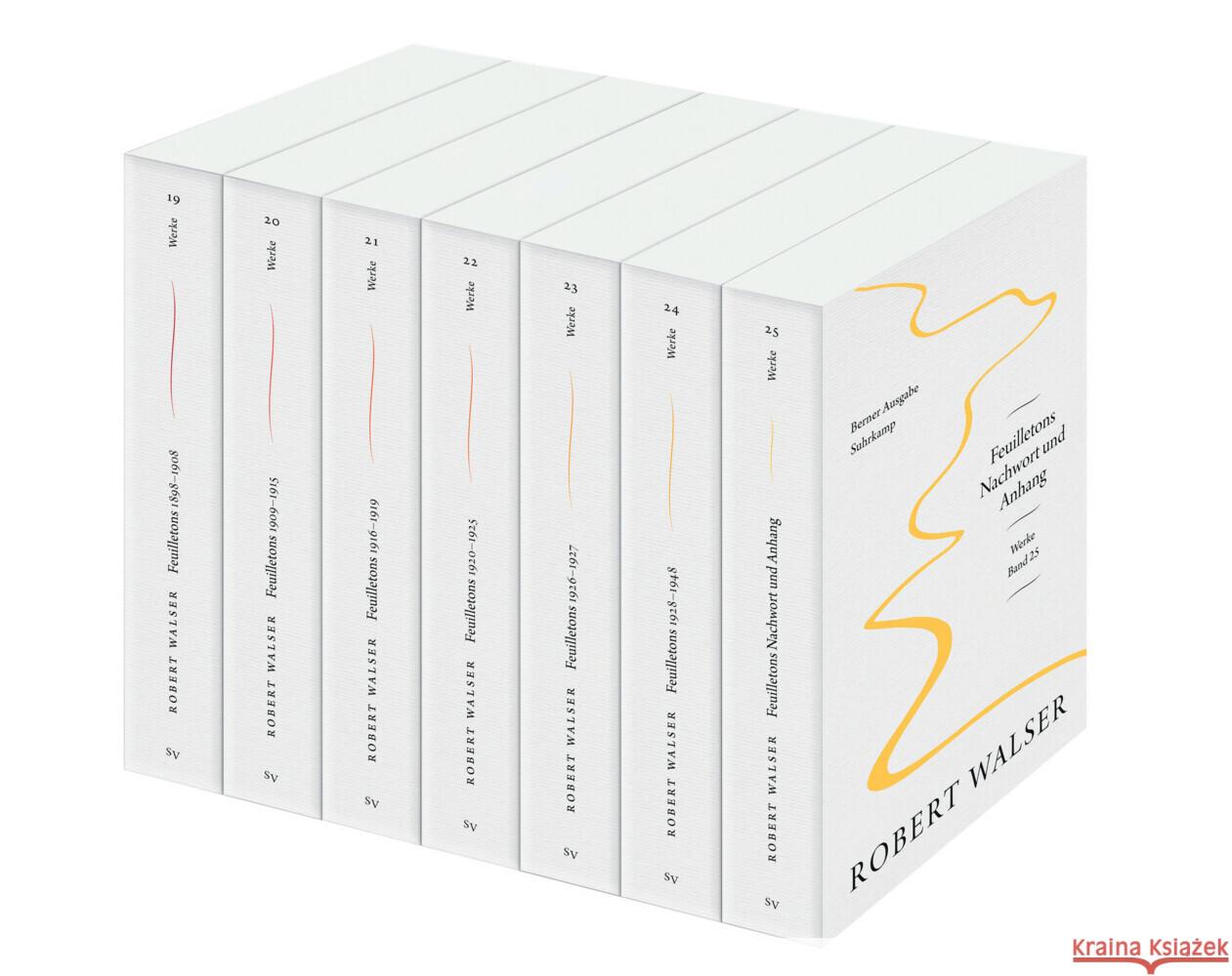 Werke. Berner Ausgabe, 7 Teile Walser, Robert 9783518432440 Suhrkamp - książka