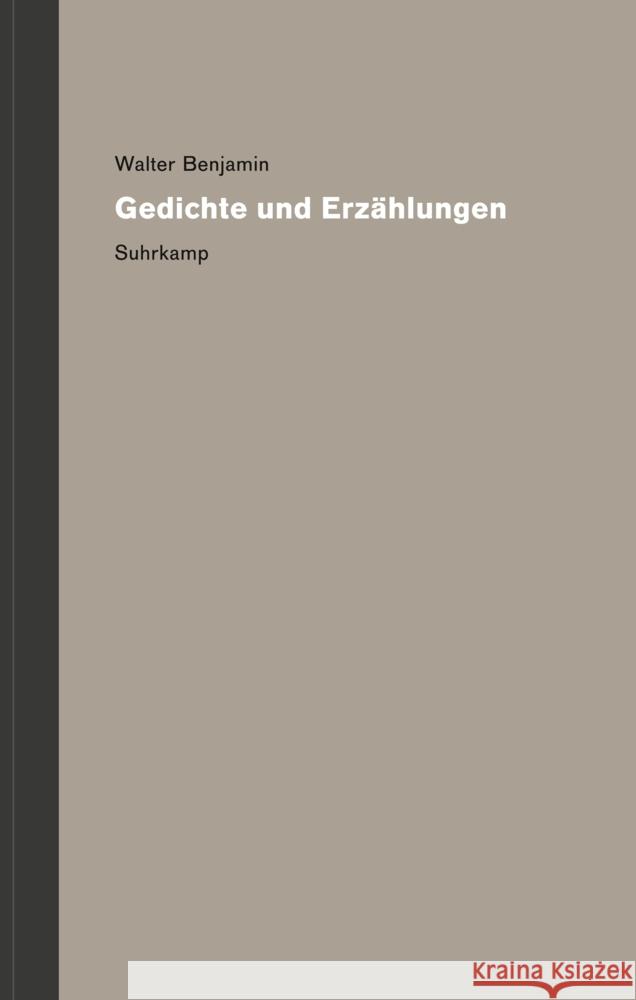 Werke und Nachlaß. Kritische Gesamtausgabe Benjamin, Walter 9783518587768 Suhrkamp - książka