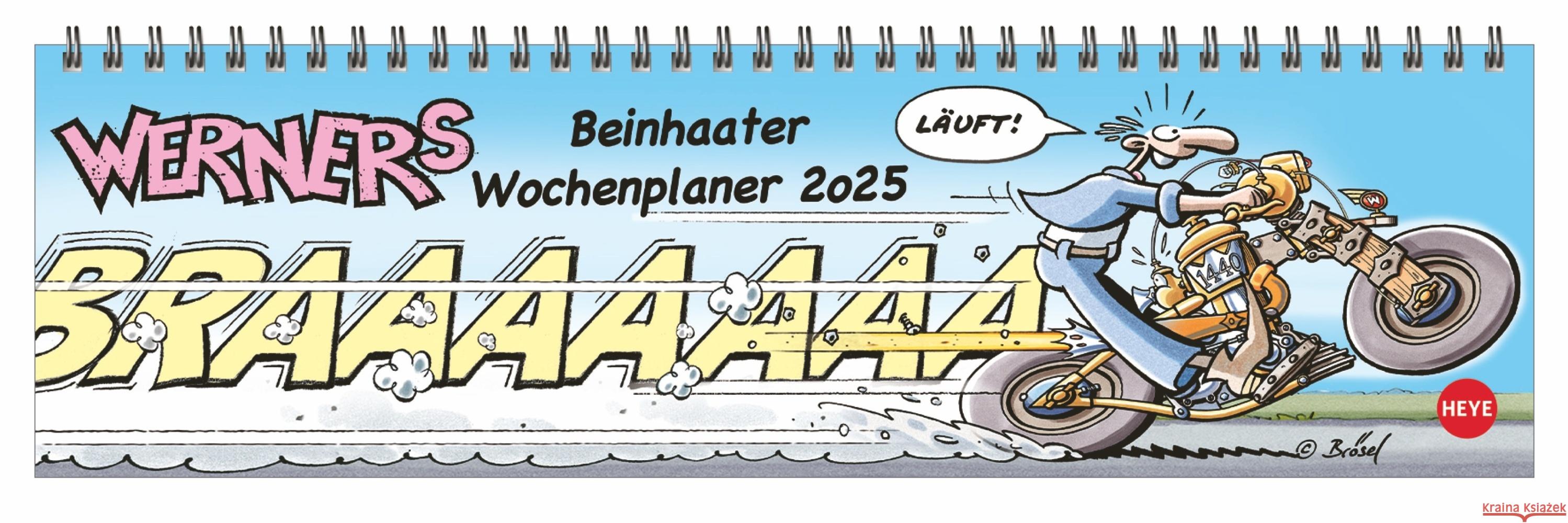 Werner Wochenquerplaner 2025 Feldmann, Rötger 9783756409174 Heye - książka