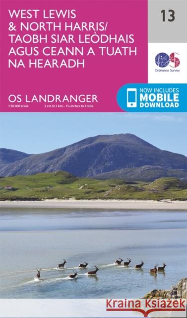 West Lewis & North Harris Ordnance Survey 9780319261118 Ordnance Survey - książka