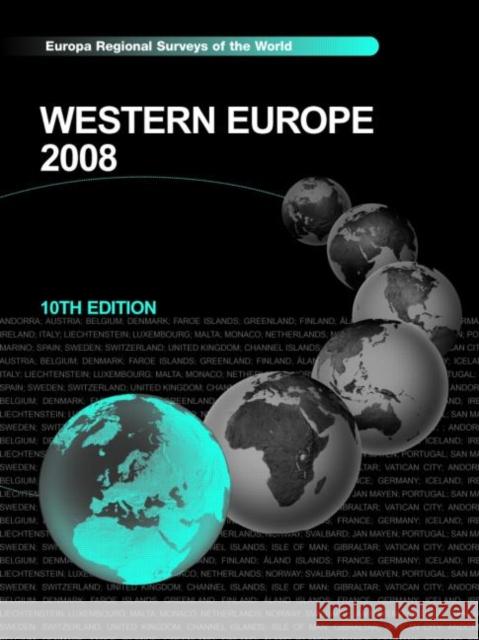 Western Europe 2008 Europa Publications   9781857434354 Taylor & Francis - książka