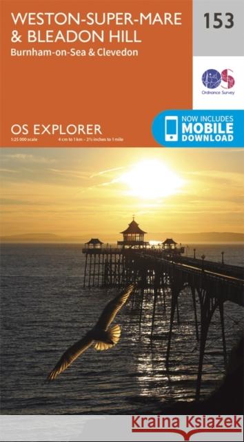 Weston-Super-Mare and Bleadon Hill Ordnance Survey 9780319243466 Ordnance Survey - książka
