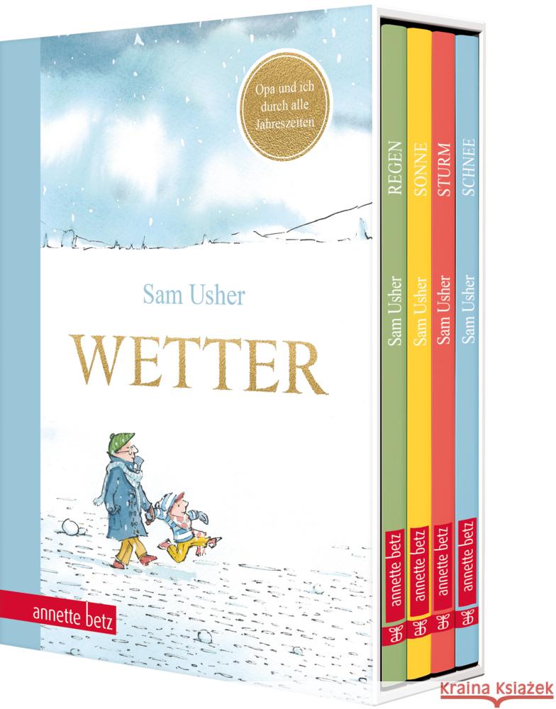 Wetter - Vier Bilderbücher in einem hochwertigen Schuber Usher, Sam 9783219119244 Betz, Wien - książka