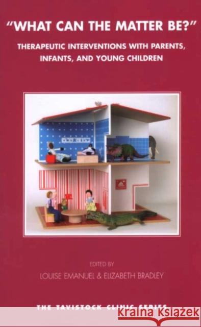 What Can the Matter Be? : Therapeutic Interventions with Parents, Infants and Young Children Elizabeth Bradley Louise Emmanuel 9781855753402 KARNAC BOOKS - książka