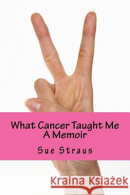 What Cancer Taught Me: A Memoir Sue Straus 9781717595270 Createspace Independent Publishing Platform - książka