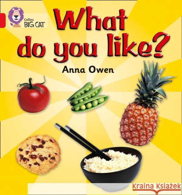 What do you like?: Band 02b/Red B Anna Owen 9780007185641 HarperCollins Publishers - książka