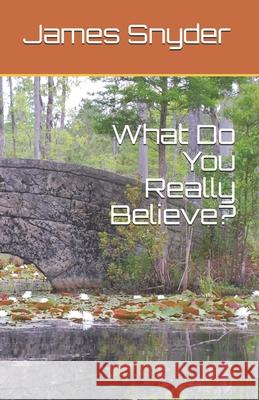 What Do You Really Believe? James L. Snyder 9781976218194 Createspace Independent Publishing Platform - książka