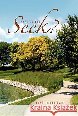 What Do You Seek? Kwasi Ofori-Tano 9781456805630 Xlibris Corporation - książka