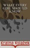 What Every Girl Should Know Margaret Sanger 9781518749483 Createspace