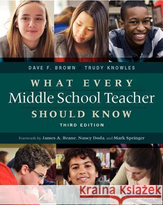 What Every Middle School Teacher Should Know David F. Brown Trudy Knowles James Beane 9780325057552 Heinemann Educational Books - książka