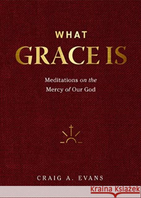 What Grace Is: Meditations on the Mercy of Our God Craig a. Evans 9781683596370 Lexham Press - książka